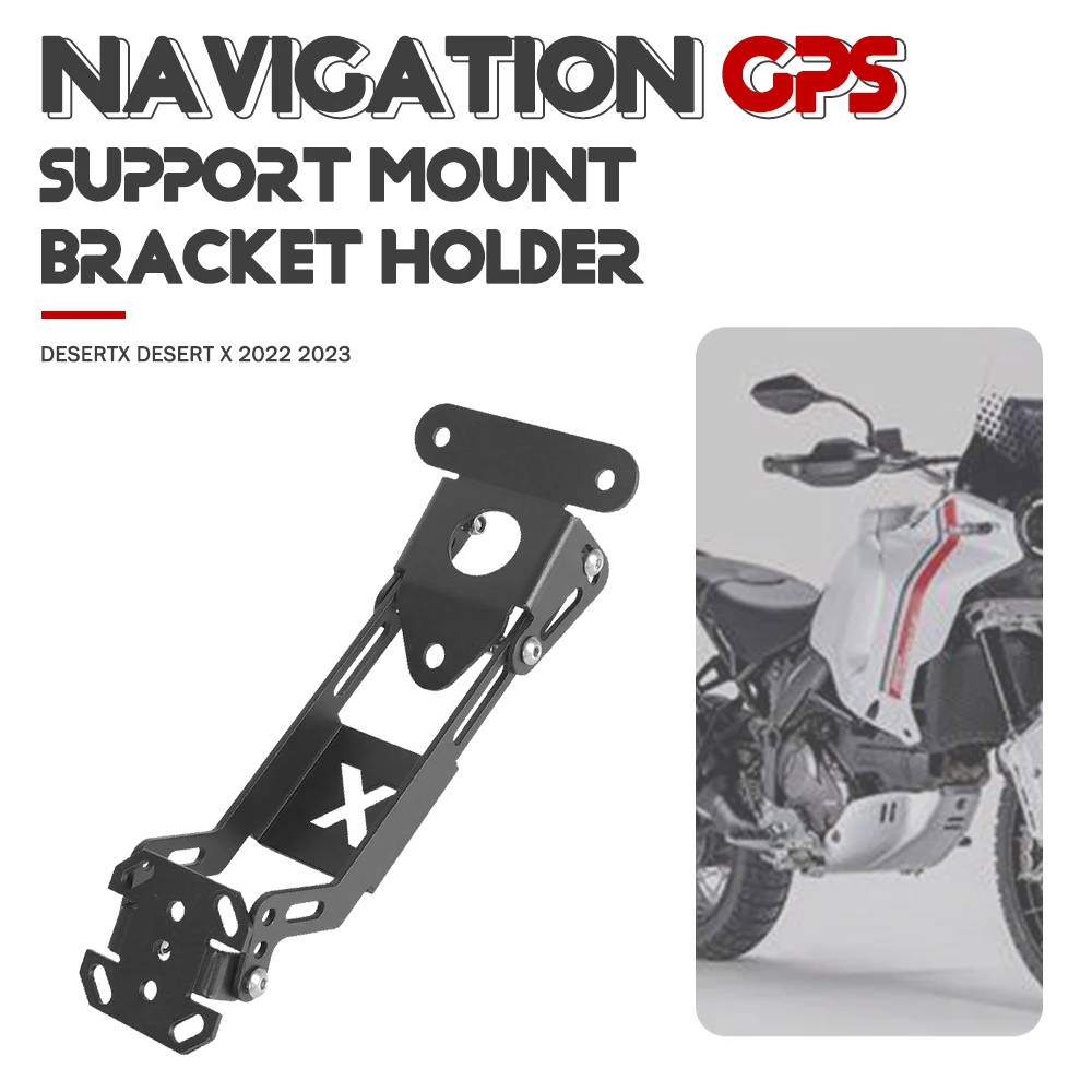 

Motorcycle UTILITY AND GPS NAV MOUNT For Ducati Desert-X DesertX Desert X 2022 2023 Navigation GPS Support Mount Bracket Holder