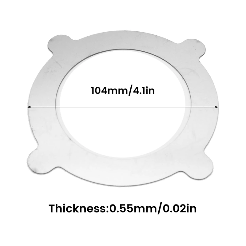 

LSD Shim 0.55mm Metal Laser-Cut Dependable for Nissan Patrol GQ GU 4X4 for H233B Differential Lock Shim Gasket
