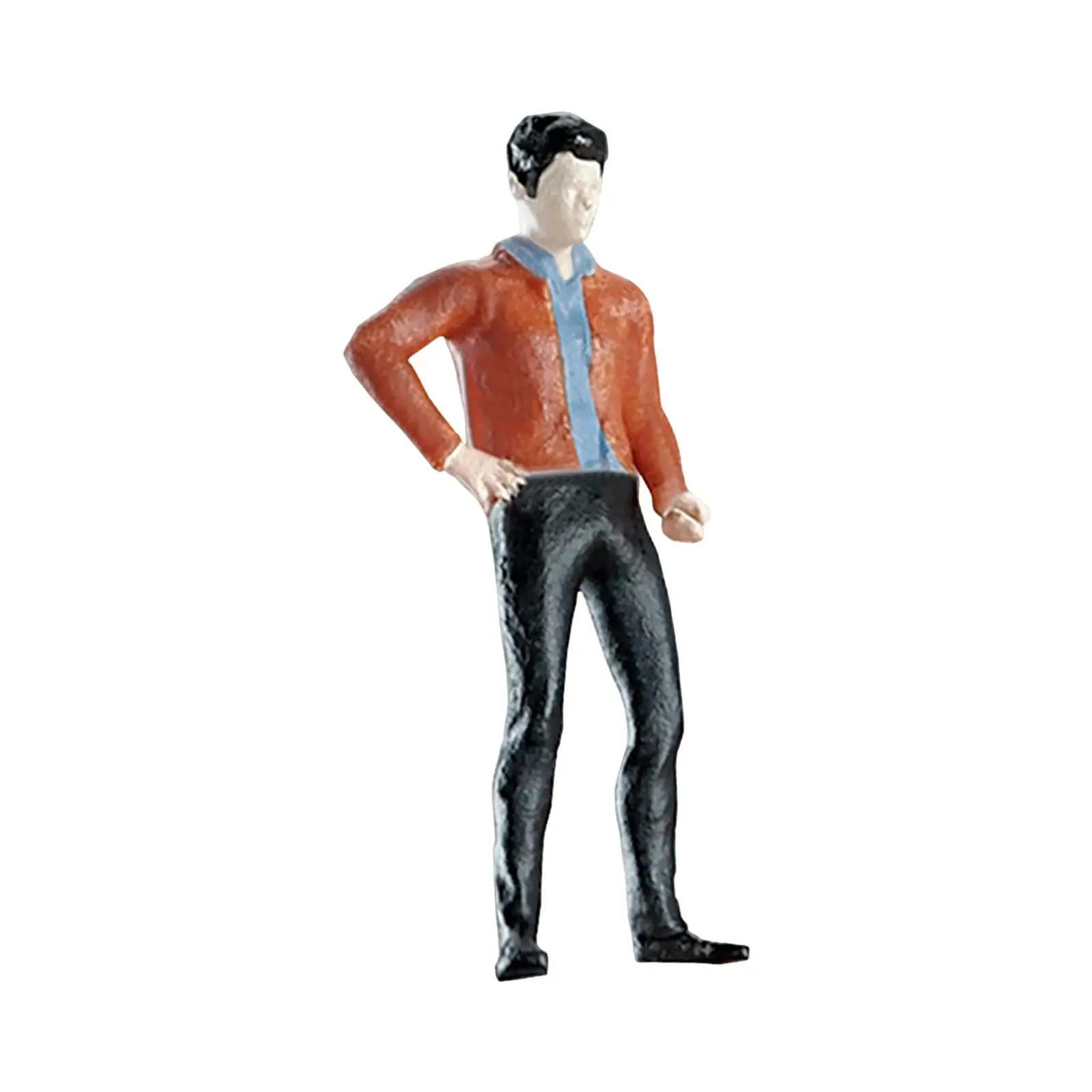 

1/64 Scale Figures Resin 1/64 Men Figures for Diorama Layout Dollhouse Decor