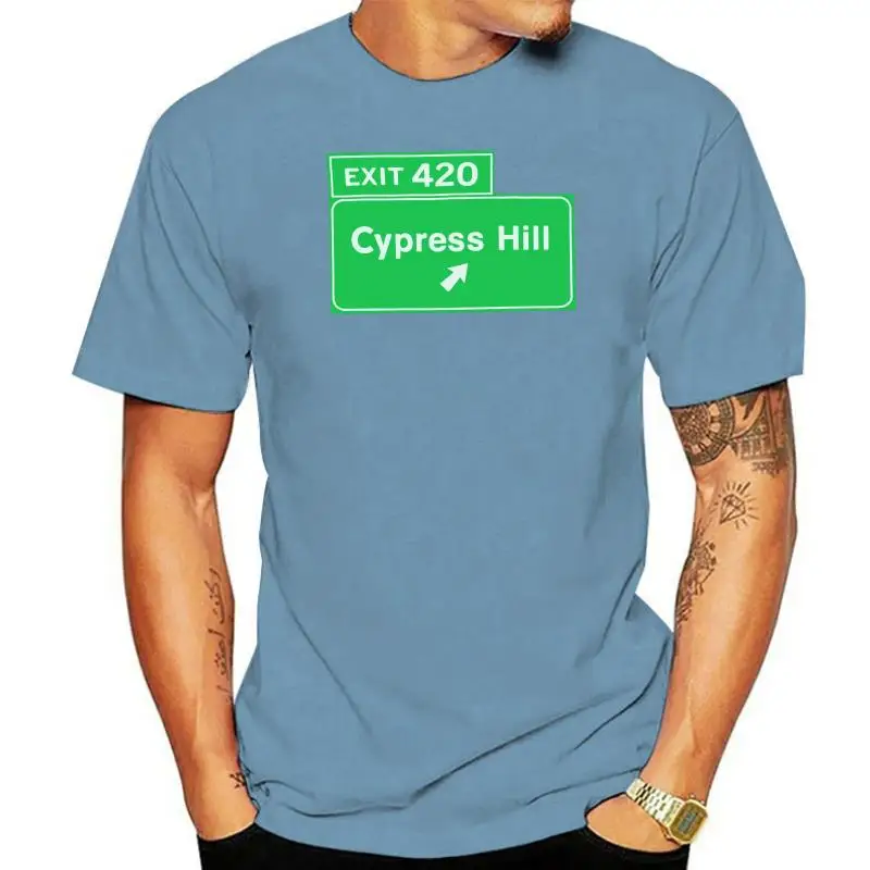 

Adult Cypress Hill Exit 420 Black T Shirt