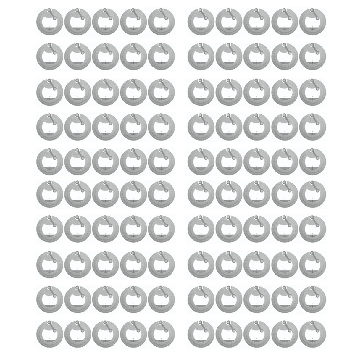 100 шт. NFC Ntag213 наклейка-этикетка 13 56 МГц ISO14443A NTAG 213 наклейка универсальная этикетка