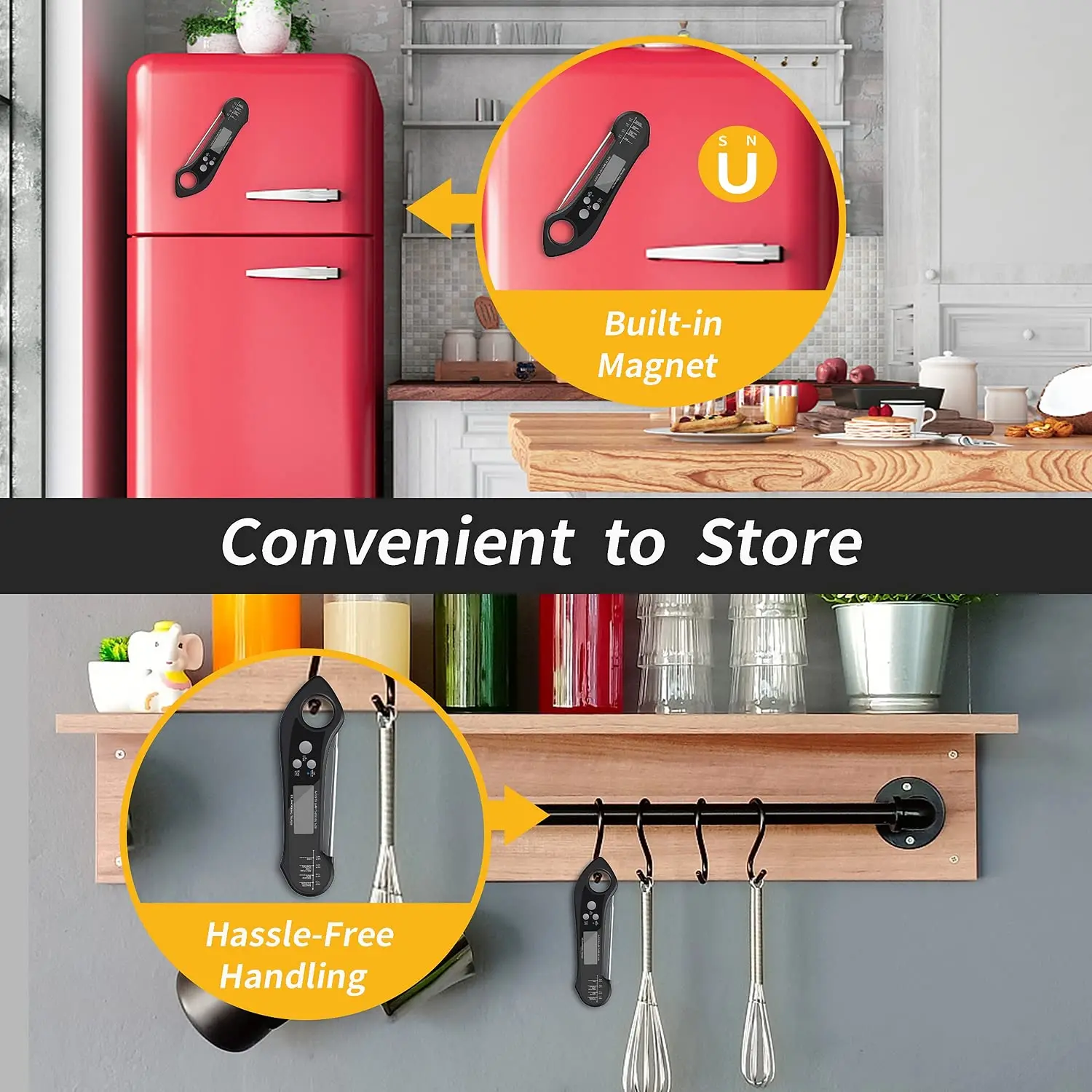cooking electronic digital thermometer home tools bbq food meat milk barbecue kitchen convenience gadgets grill heat meter probe free global shipping