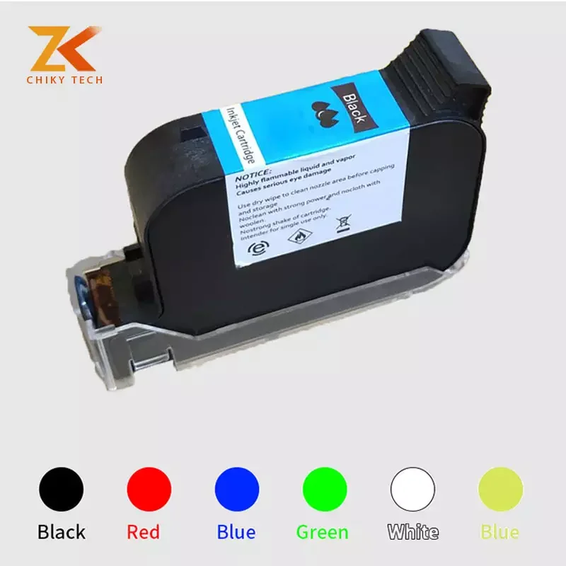 Factory Directly Sale ZK2588 Ink Cartridges for Plotter Bar Code Handheld Inkjet Printer