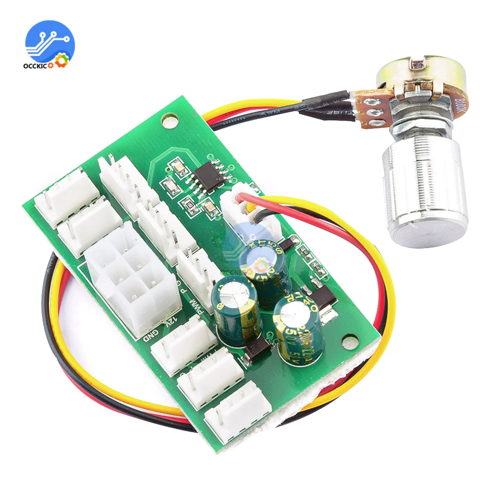 

12V Computer Case Miner Fan Speed Controller 8-Channel Fan Hub PWM High-Power Violent Fan Controller Module Fan Speed Governor