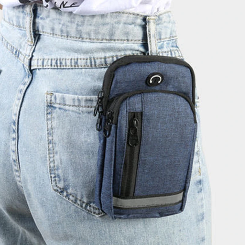 

Running Men Women Arm Bags For Phone Money Keys Outdoor Sports Arm Package Bag With Headset Hole Simple Style Running Arm Band