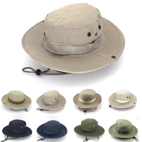 camouflage bucket hat summer men military tactical camo boonie hats outdoor hunting hiking fishing climbing fisherman panama cap