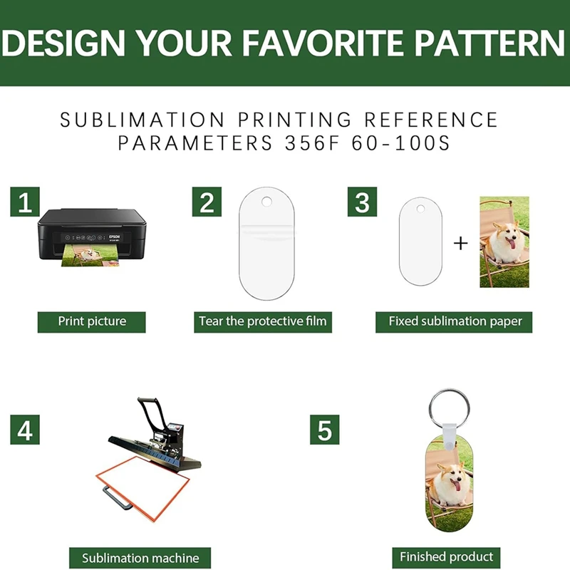 40 комплектов металлических сублимационных брелоков объемные двухсторонние