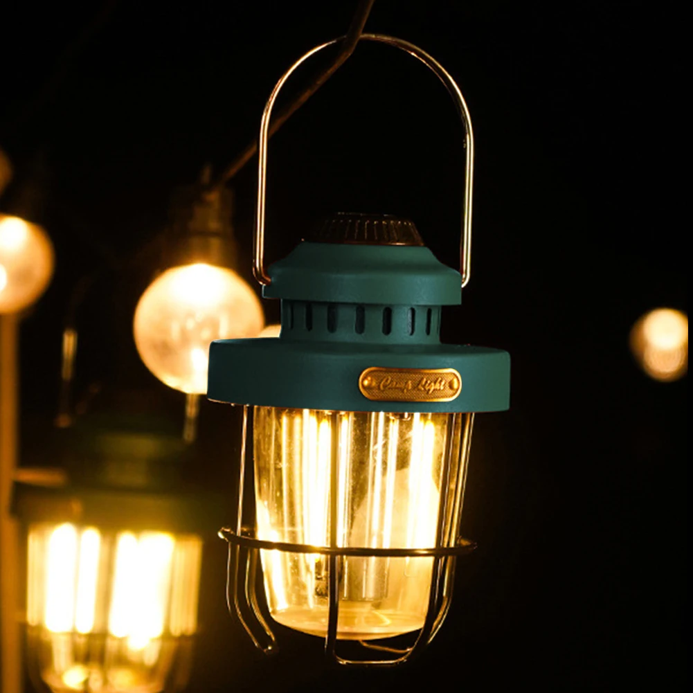 

Hanging Lantern USB Rechargeable Outdoor Lighting 2000 MAh Battery Emergency Lamp Waterproof Dimmable Control for Hiking Camping