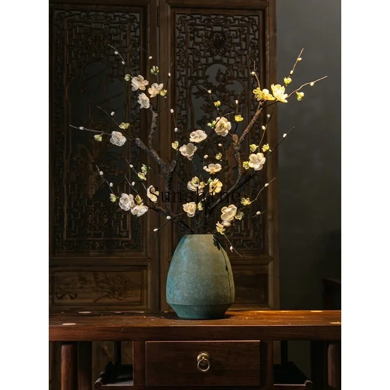 Цветочная композиция для гостиной веранды телевизионный шкаф стойка украшения