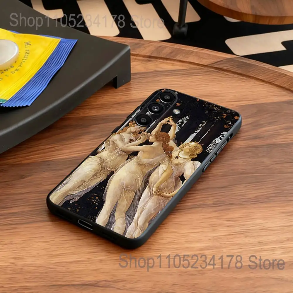 Фото Чехол Sandro Botticelli Renaissance Art для Samsung Galaxy S21 S25 FE S24 S23 Ultra S20 S9 S22 Plus S10 Чехол из ТПУ №5