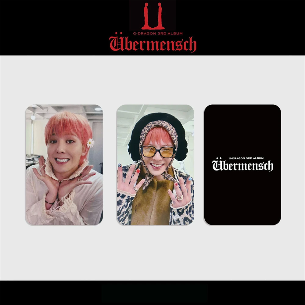 Фото 5 шт./компл. KPOP Bigbang G-DRAGON бумажные карты 600mensch альбом фотокарточка GD двусторонняя открытка K4 ломо-карты коллекция фанатов подарок №3