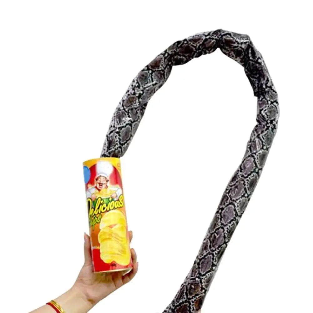 

Prank Toy Gift For Halloween Party Potato Chips Bucket Snake Magic Funny Tricky Props April Fools' Day