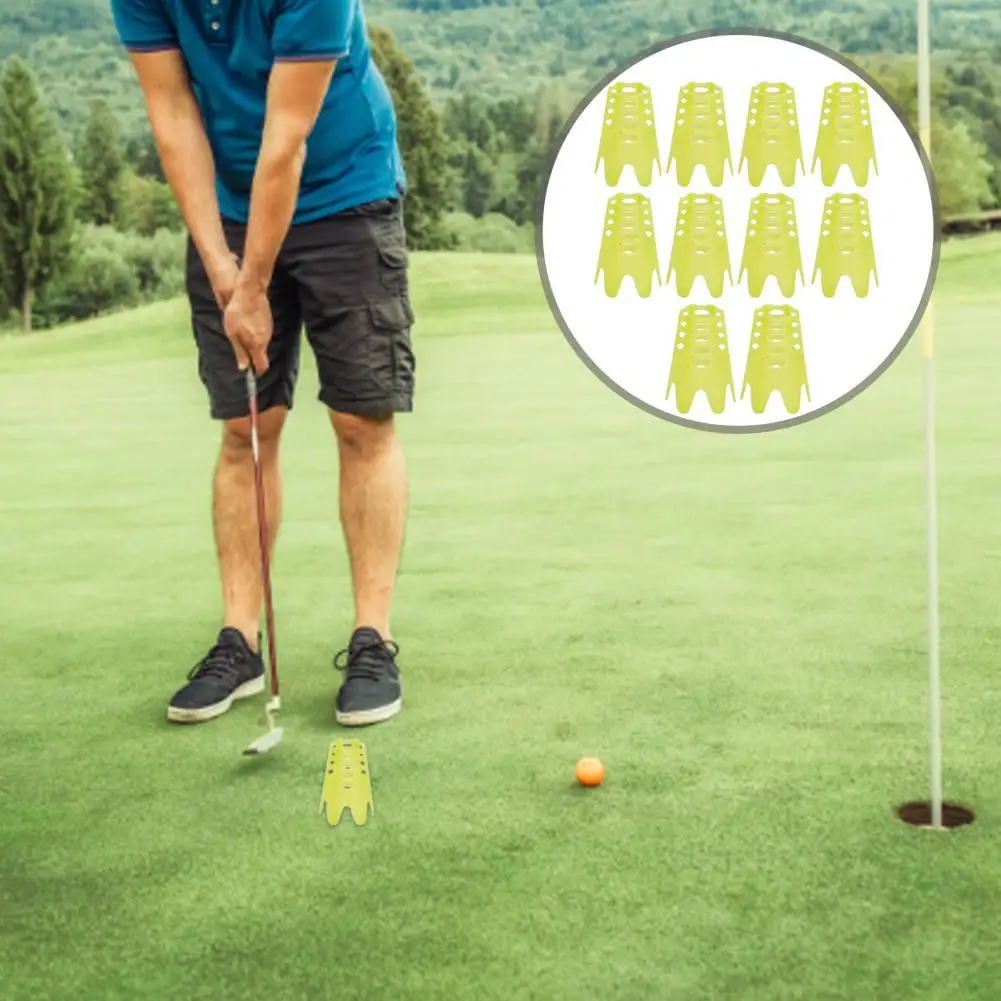 

10Pcs Professional Golfing Tees Non-resistance Increase Flight Distance Stabilize Outdoor Indoor Golf Ball Tees Golf Training