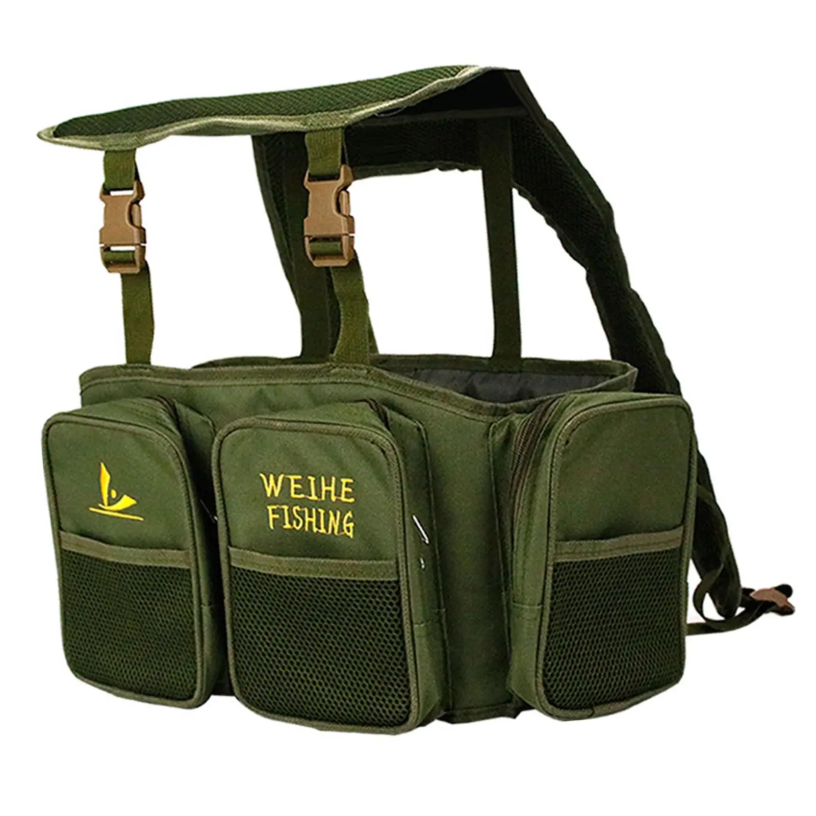 

Multiple Pockets Fishing Tackle Storage Case Wear Resistant Heavy Duty Durable Organizer for Sea Fishing Camping Hunting Hiking