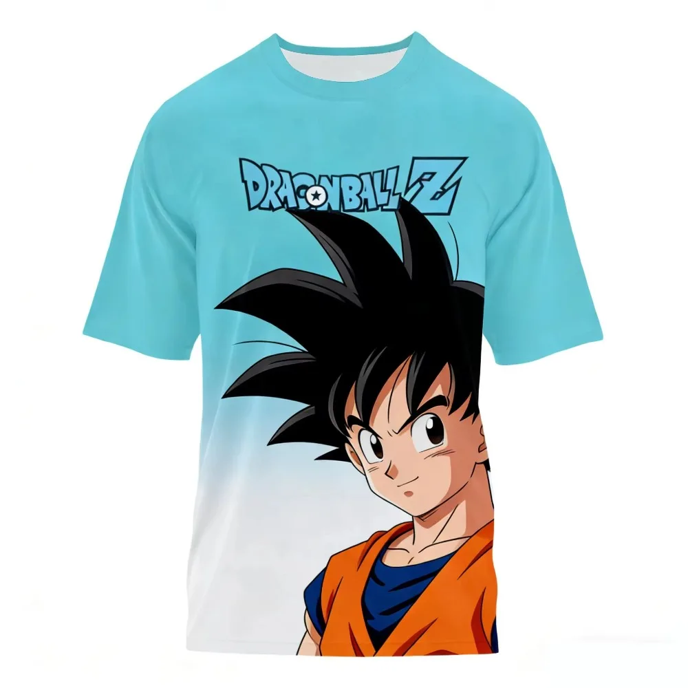 Фото Футболка с 3D-принтом персонажа Сон Гоку из Dragon Ball Z, повседневный топ с короткими рукавами для мужчин и женщин, уличная одежда для любителей аниме №1