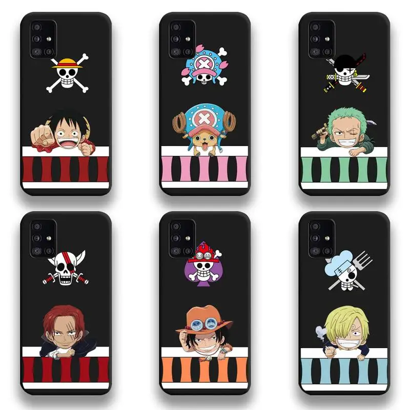 

One Piece Japan Anime Luffy Zoro Phone Case For Samsung Galaxy A52 A21S A02S A12 A31 A81 A10 A20E A30 A40 A50 A70 A80 A71 A51