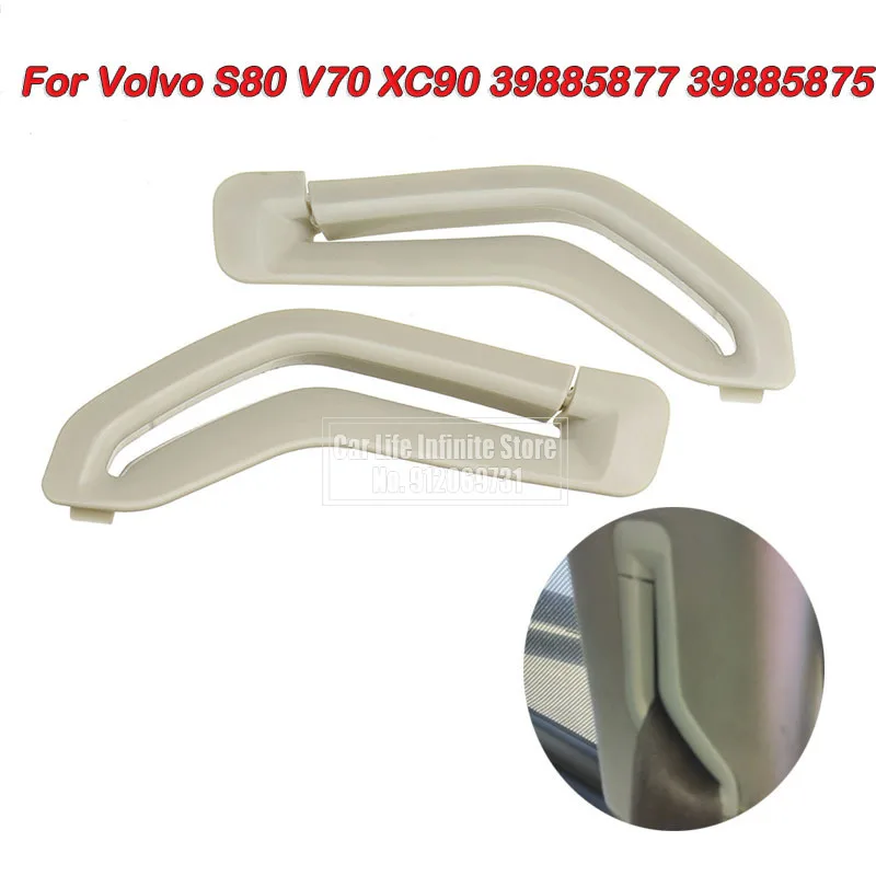 

1pcs Fit For Volvo S80 V70 XC90 39885877 39885875 Left/Right Front Seat Belt Retractor Guide Ring Belt Selector Gate Cover