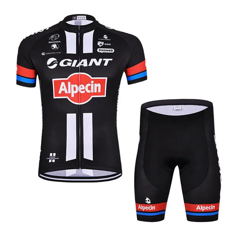 

GIANT 2022 Men Short Sleeve Jersey Sets Ropa Ciclismo Hombre Summer Cycling Clothing Triathlon Bib Shorts Suit Bike Uniform