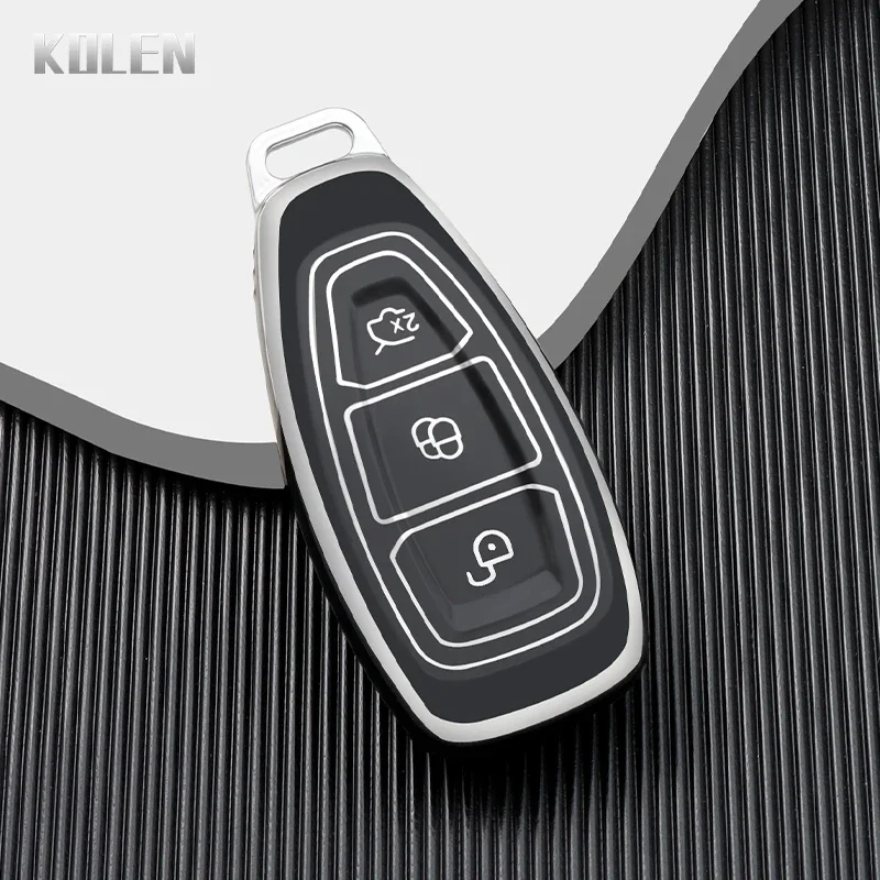 

Новый Чехол Для Ключей Из ТПУ С Дистанционным Управлением Для Ford Focus 3/4 ST Mondeo MK3/MK4 Fiesta Fusion Kuga - Прочный Ч...