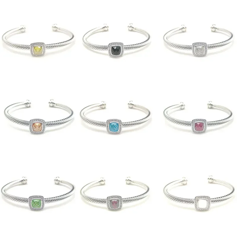 

Женский браслет из серебра 925 пробы, 4 мм