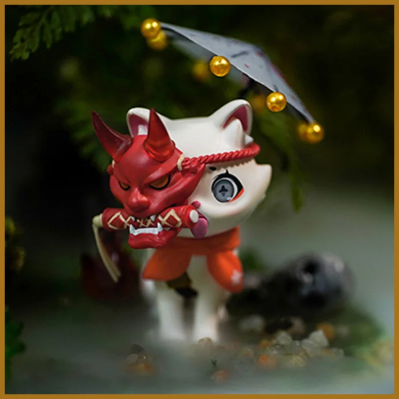 

Authentic Comes Together to Catch Demons Blind Box Series Mobile Game Peripheral Handmade Ornaments Cute Rich Little Fox Gifts
