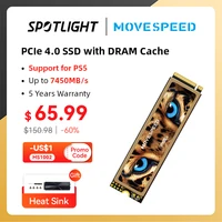 Ssd MOVESPEED M2 2280 PCle 4.0x4 на 2 ТБ за 8450 руб с купоном продавца и монетками в моб.приложении