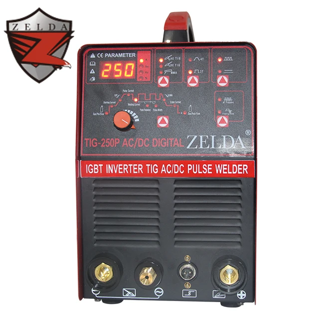 

Zelda 250 Amp Digital Pulse Arc Welder Tig Mma AC DC Aluminum Welding Machine