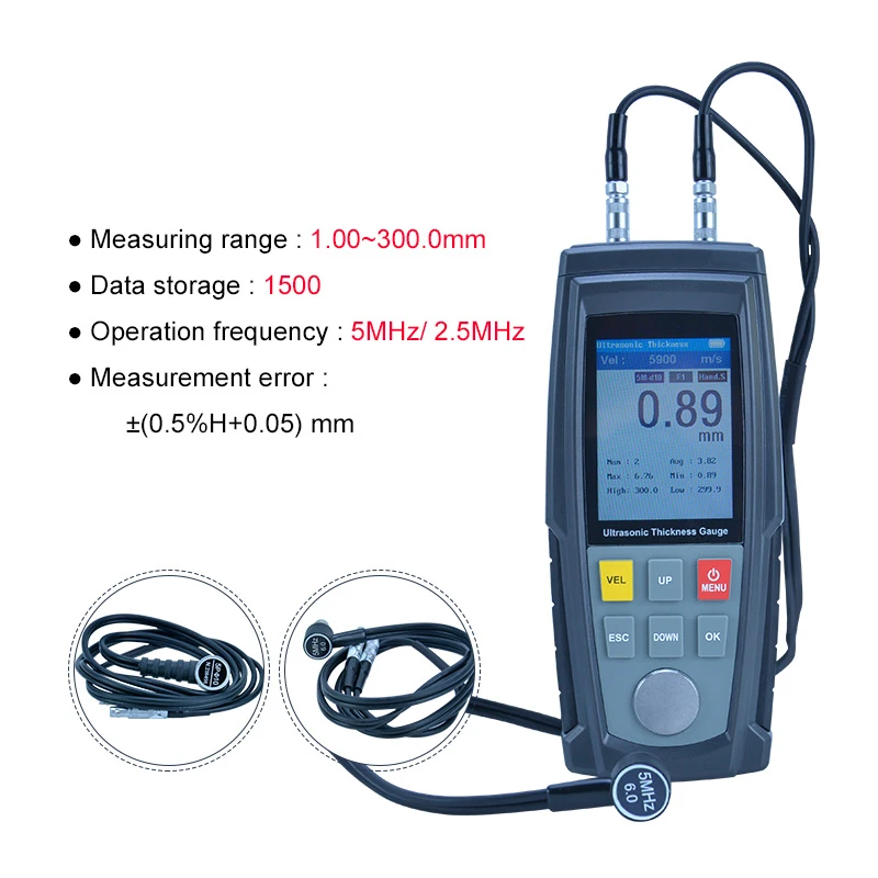 Xin Tester Цифровой ультразвуковой толщиномер