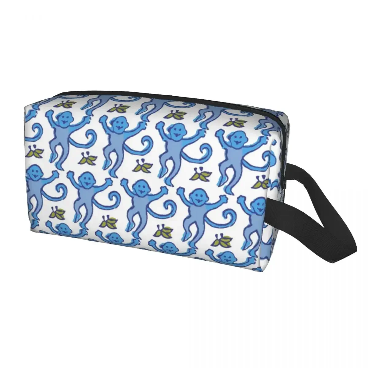 Дорожная косметичка в стиле преппи с роликами обезьянами кроликами милая