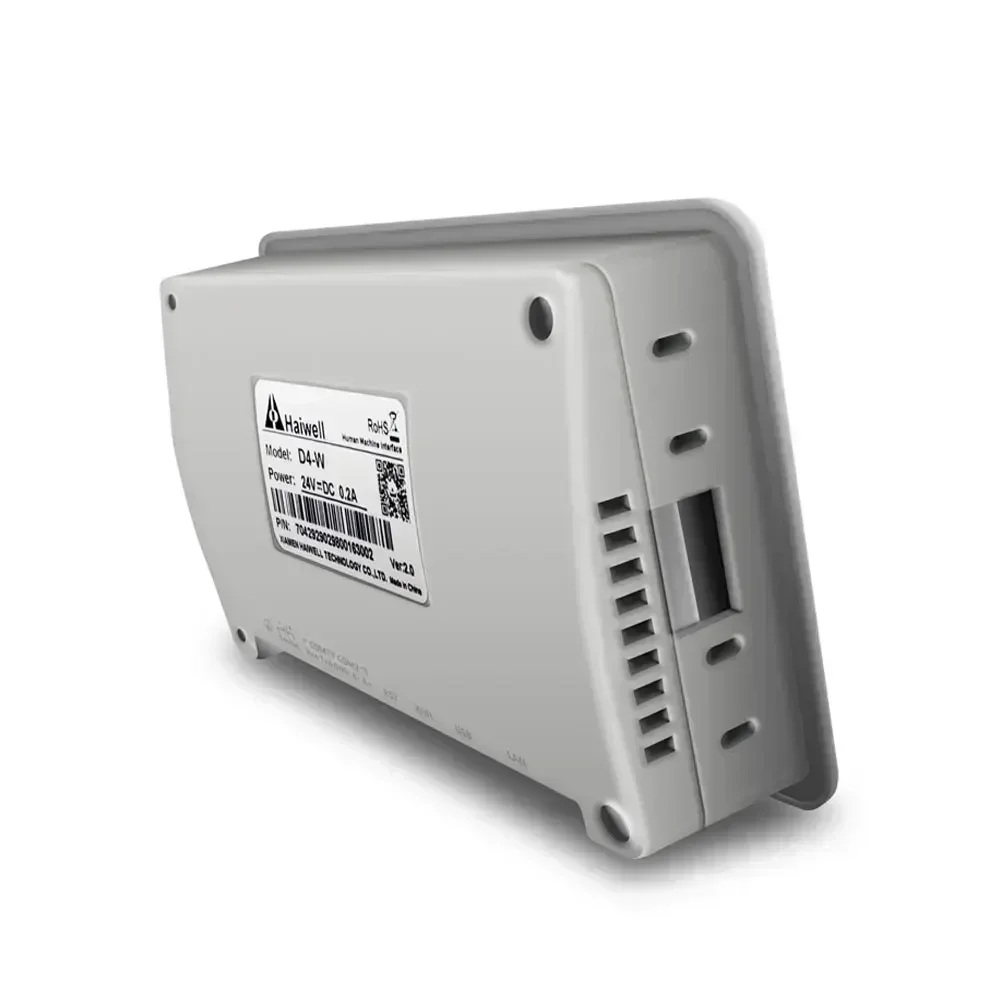 Фото Haiwell D4 D4-W D4-E D Series 4-дюймовый HMI с Wi-Fi 4G RFID-микрофонный динамик №3