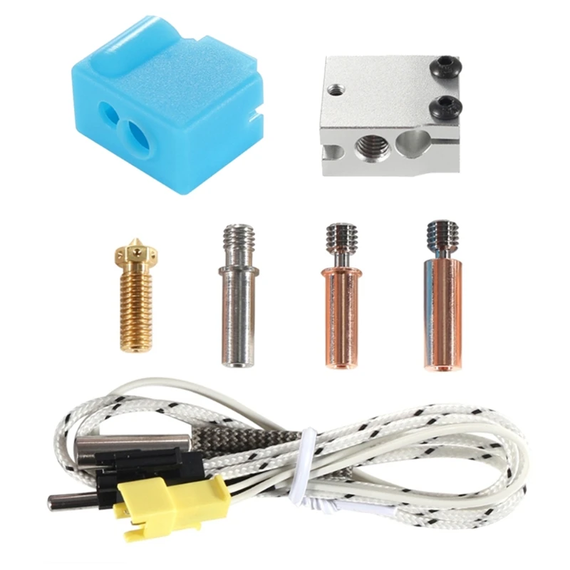 

Head Hot End Kit Filament Extruder Hot End Kit 3D Printer Parts 1.75Mm For Flsun SR/ QQ-S Pro 3D Extruder Printer