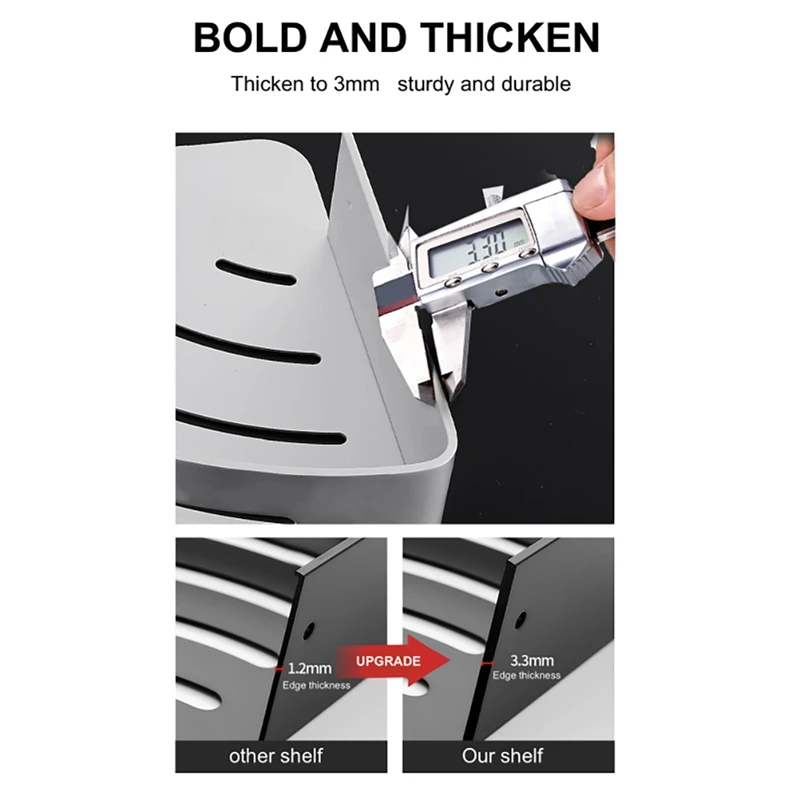 Полка для ванной комнаты угловая треугольная корзина хранения душа полки