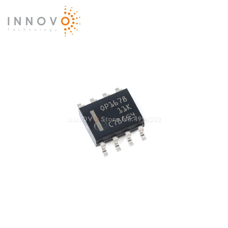 INNOVO 10 шт./лот OPA1678IDR AD8532ARZ-REEL7 AD8692ARZ-REEL7 MC34072VDR2G AD8531ARZ-REEL LM301ADR2G лапками углублением SOP-8 новый оригинальный