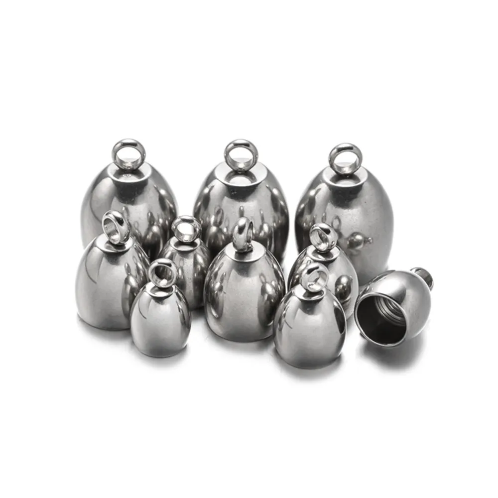 20 шт. торцевая крышка из нержавеющей стали веревка с пряжкой крючок для DIY