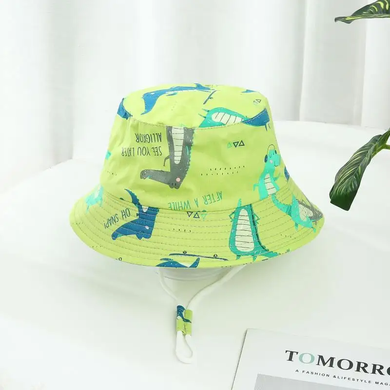 

2022 New Panama Summer Baby Girls Hat Cartoon Boys Fisherman Hat Baby Sun Hat Outdoor UV Bucket Hat Toddler Kids Panama Sun Cap