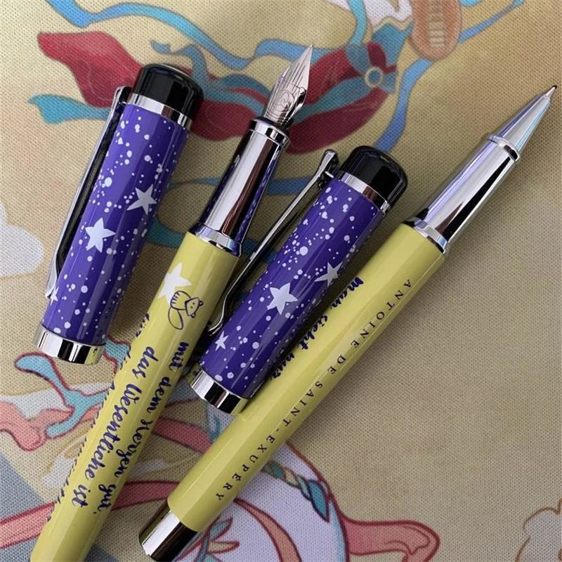 Ceny Metalowe Wieczne Pióro Małego Księcia Da Vinci, Długopis Signature, Pióro Do Kaligrafii Ucznia