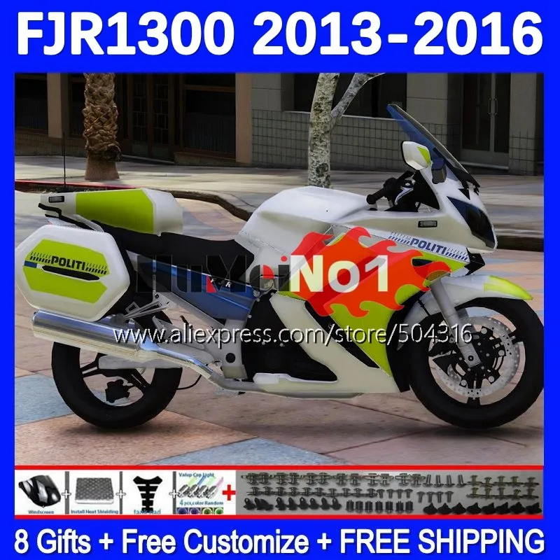 

Корпус для YAMAHA FJR1300A FJR-1300 FJR 1300 A CC 160MC.93 неоновый зеленый FJR1300 13 14 15 16 2013 2014 2015 обтекатель