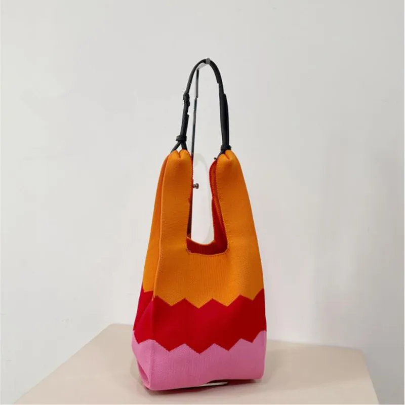 

Eason Саржевые женские сумки на плечо, шерстяные тканые вместительные женские сумки-тоуты для магазина, роскошные модные дамские сумочки с ручками