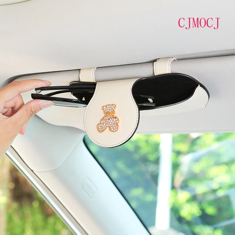 

Magnetic Glasses Holder Car Sun Visor Glasses Case Organizer Glasses Storage Box Holder Visor Sunshade Car Holder For Glasses