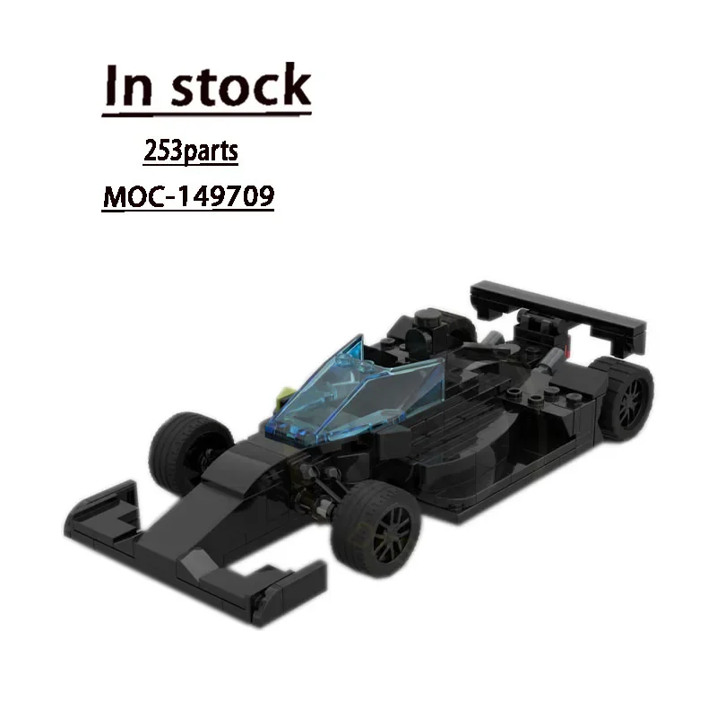 MOC-149709 формула автомобиля Indycar Сращивание сборки строительный блок модель 253