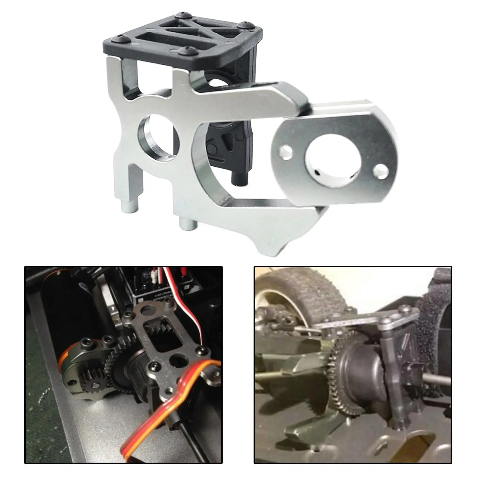 

Universal RC Car Motor Mounting Holder Replacements Accessory for 1/8 RC Hobby Car