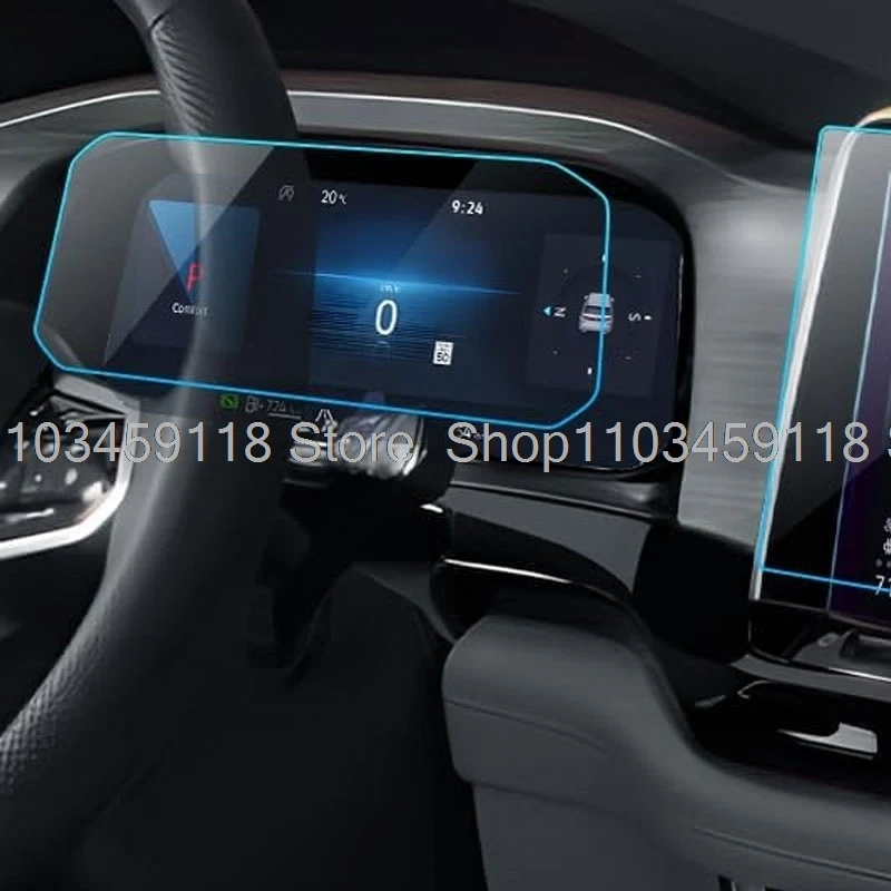 

Защитная пленка из закаленного стекла для VW Volkswagen Atlas 2024, 10,2 дюйма, аксессуары для салона автомобиля, защита от царапин