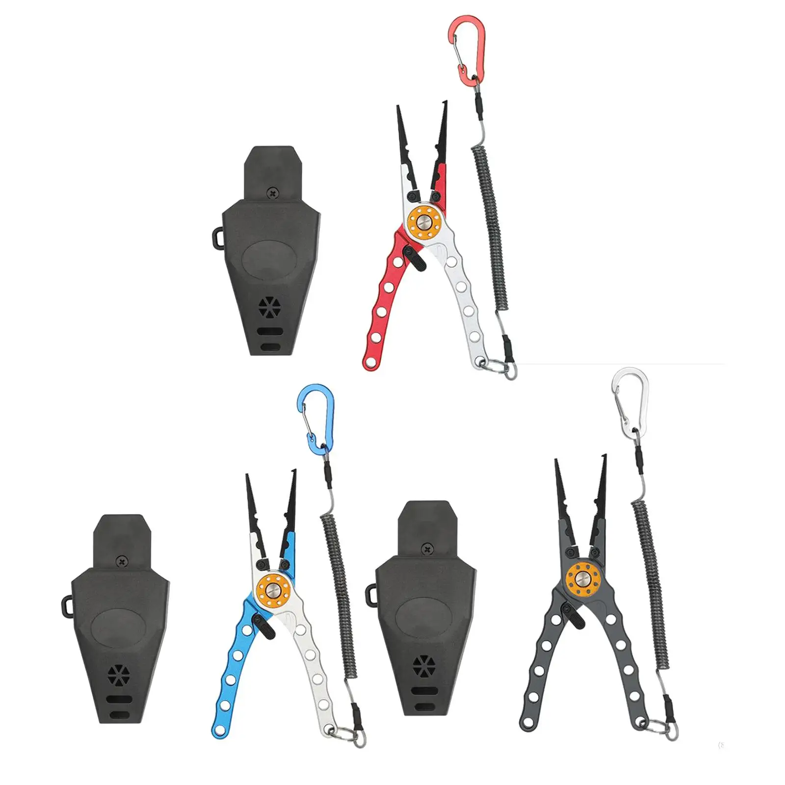 

Fishing Pliers Hook Remover Aluminum Alloy Split Pliers Line