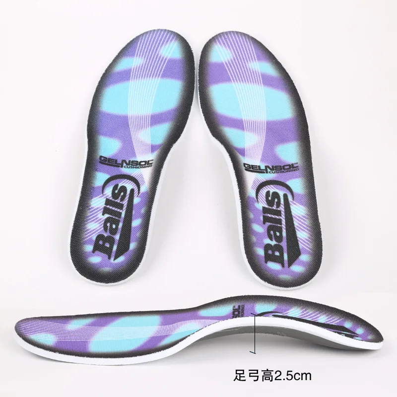EXPfoot 3D Arch Support Orthotic Insoles PVC High Arch Gel Pad Shock-Absorbant Flat Feet For Women / Men orthopedic Foot pain