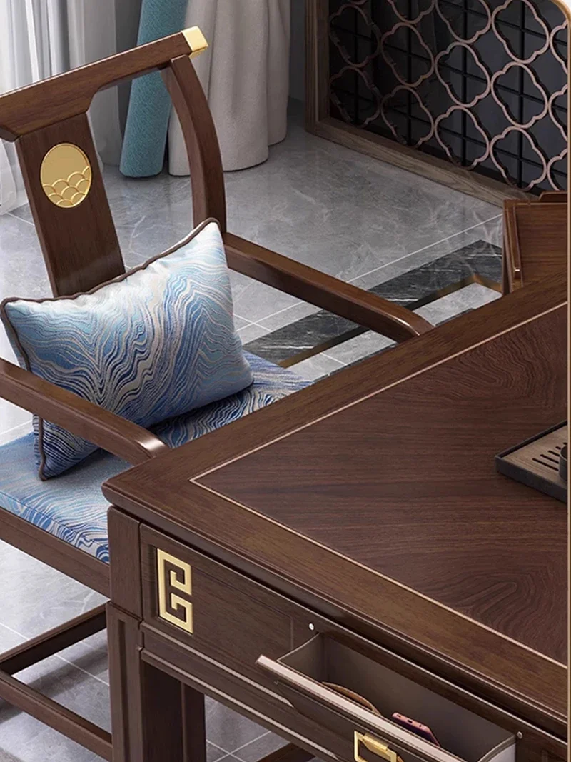 Роскошный деревянный обеденный стол мощный ящик для хранения Маджонга