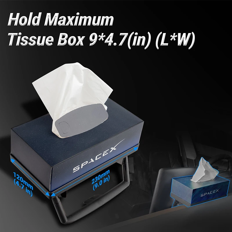 Органайзер для центральной консоли автомобиля Tesla Model 3/Y держатель ткани