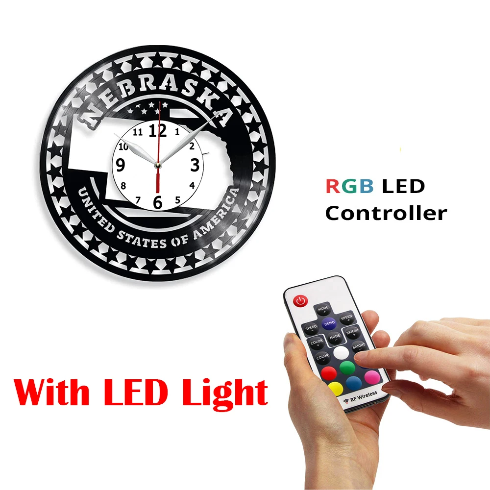 

Настенные часы с виниловой пластиной, 12 дюймов