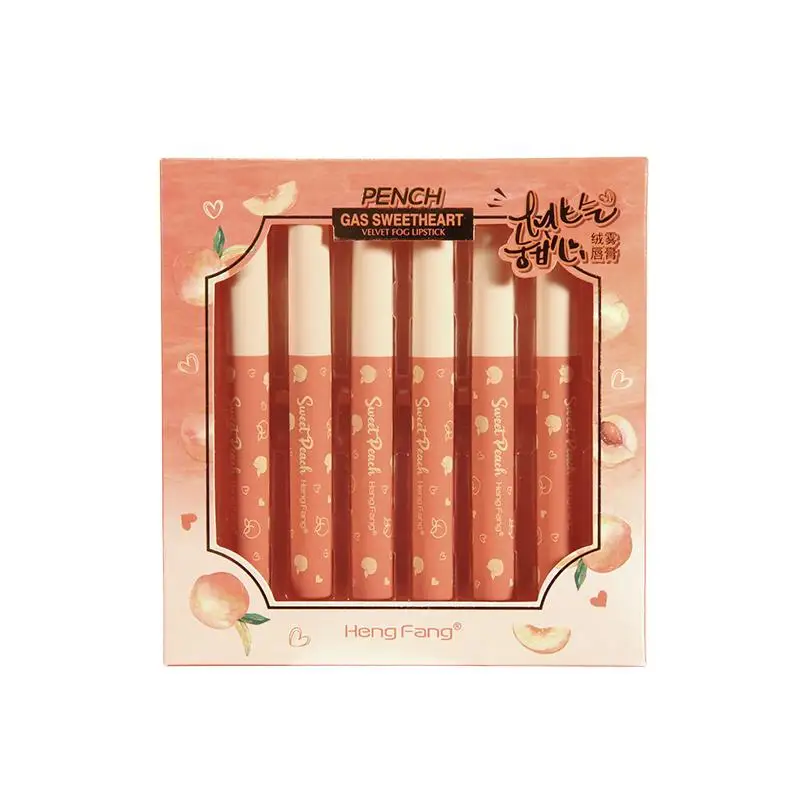 

Lipstick Kit Colorful Velvet Matte Lip Makeup Waterproof Sweatproof Smooth Texture Non-stick The Cup Lip Stick Cosmetic TSLM2