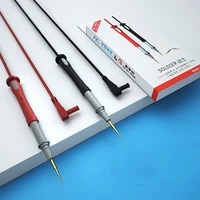 very sharp needle tip digital multimeter cable probe test leads pin for multi meter tester lead probe wire pen with 4pcs tips