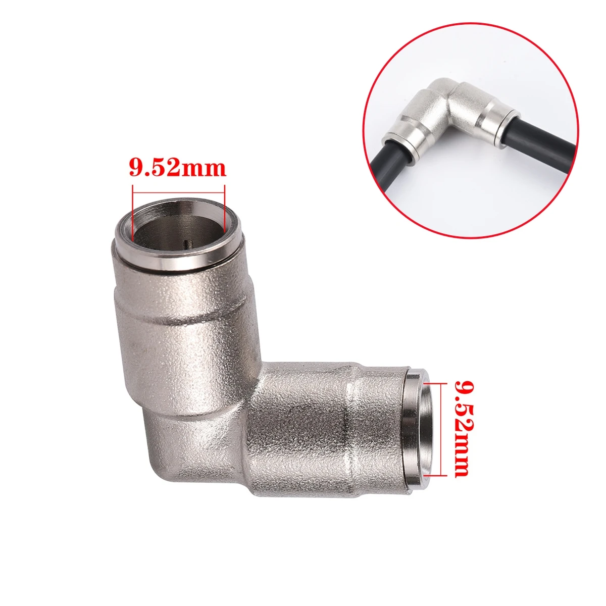 

Быстроразъемный распылитель высокого давления с интерфейсом 9,52 мм, прямой концевой разъем с 1/2/4-отверстием, 2/6 дюйма, соединительный тройник для трубы с замком против скольжения